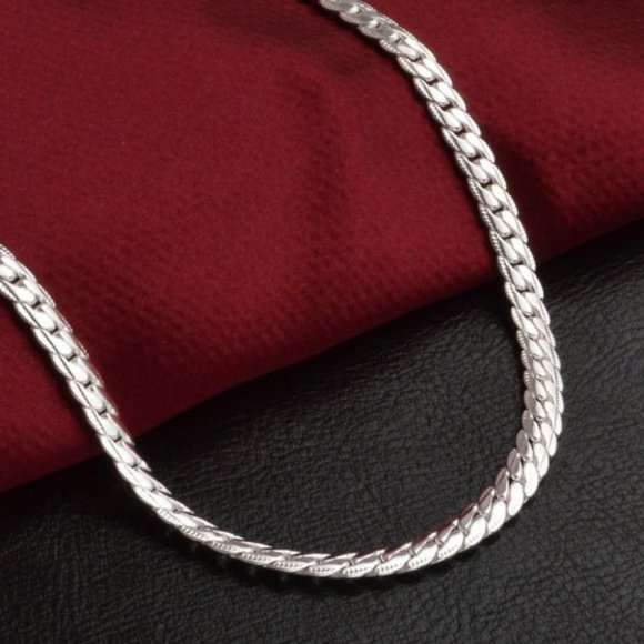 NEW 20'' 925 Sterling Silver Braided Snake Chain - Picture 1 of 9